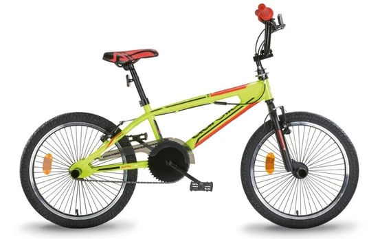 Dviratis Aurella BMX Freestyle 346 20", geltonas