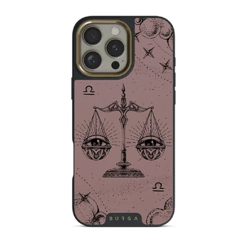 Libra - iPhone 16 Pro Max Case, Elite Dark (MagSafe) / Gold / Pink