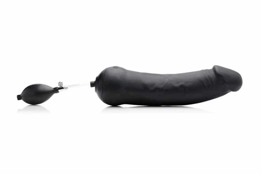 Xr Brands Toms Inflatable Silicone Intimate System 33.7 cm Juodas Adjustable Size
