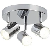 "Rollo" LED lubinis šviestuvas, trys lemputės, chromas