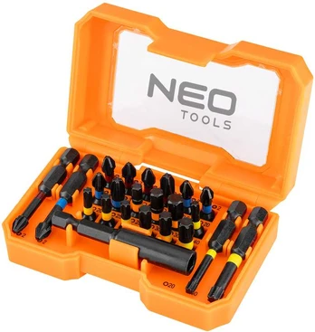 Neo Tools Antgalių rinkinys, 23 vnt.