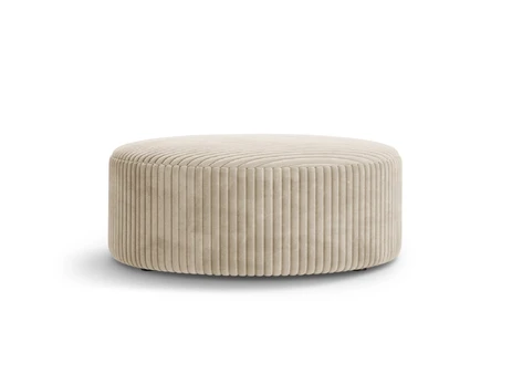Pouf, "Dia", 1 Seat, 90x90x35, Light Beige
