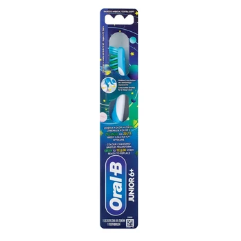 Dantų šepetėlis ORAL-B JUNIOR EXTRA SOFT (6-12 metų), 1 vnt.