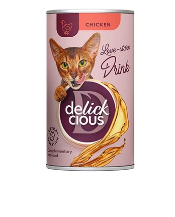 Delickcious gėrimas katėms su vištiena, 140 g