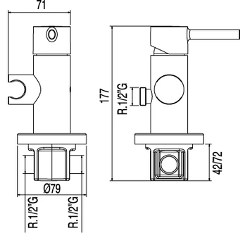 Bide komplektas Tres 134123