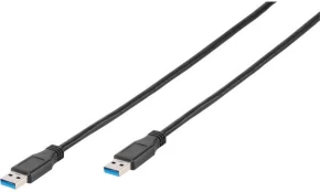 „Vivanco“ kabelis USB 3.1 USB-A – USB-A 1,8 m (45249) kaina