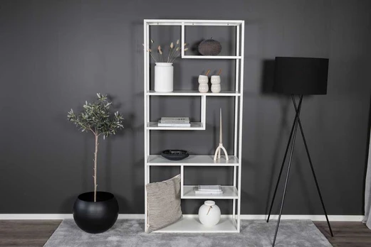 Venture Design Knygų spinta Plienas Balta