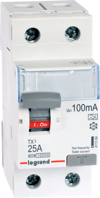 Legrand RCD 2P 25A 0.1A tipo A P302 TX3 (411564)