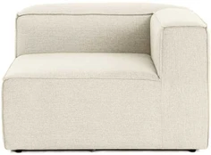 1 sėdynės sofa Fora 1R - Ecru kaina