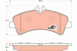 TRW GDB1699 Brake pad set