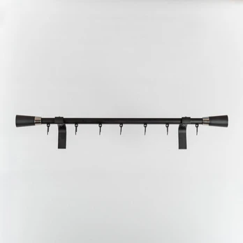 Karnizas "IMPERIA" viengubas, juodos sp. 160 cm.
