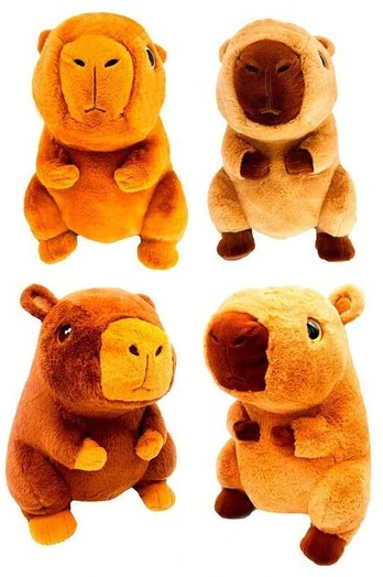 Kelioninis Capybara assorted plush toy 32cm