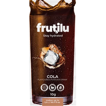 Frutilu becukris gėrimas kolos skonio