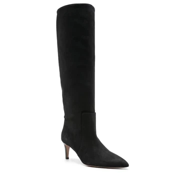 Auliniai moterims, Juoda, Stiletto boot 60