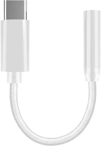 Fuj:tech USB-C - 3.5mm -audioadapteri, valkoinen