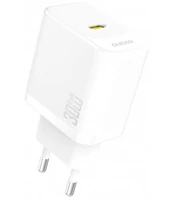 Baltas PD GaN 1xUSB-C 30W pakrovėjas "Dudao A27P"