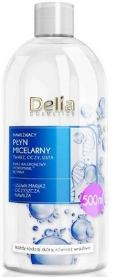 Micelinis vanduo Delia Cosmetics Moisturizing, 500 ml, moterims, -