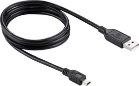 USB cable Puluz USB-A - miniUSB 1 m Black (SB4137)
