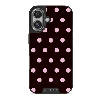 Berry Bliss - iPhone 16 Case, Elite Dark (MagSafe) / Silver
