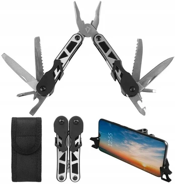 Daugiafunkcis įrankis multitool dominator su telefono stovu