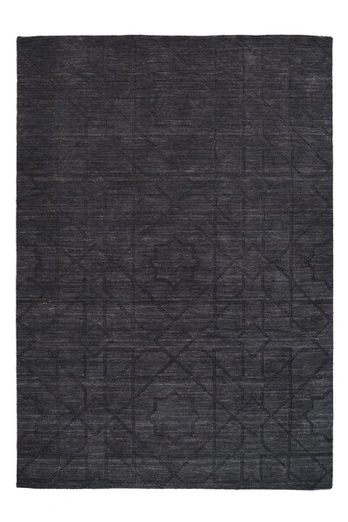 Kilimas Ganges 410, 80x150 cm, pilkas
