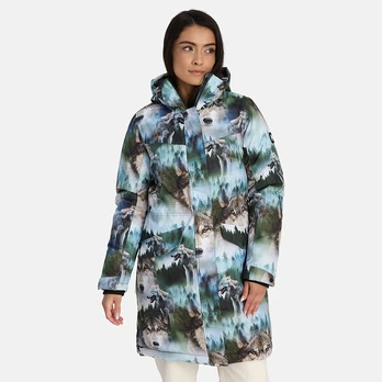 Huppa Moterų žieminė parka MINNA, multicolor pattern, S