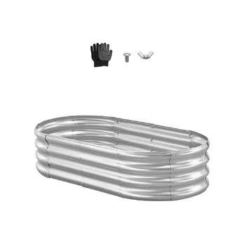 Metalinė pakelta lysvė 120x60x30 cm