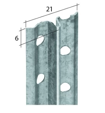 Tinkavimo profilis EJOT 4100, 6 mm, 2600 mm