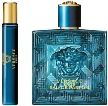 Versace Eros EDP 100ml + EDP 10ml + Kosmetinis krepšelis (304546)