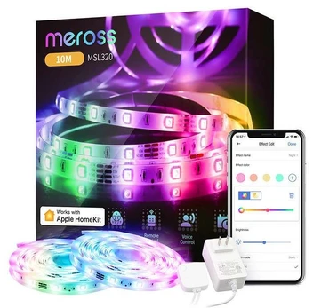 Smart Lightstrip|MEROSS|Smart WiFi LED Strip wtih RGB (2*5 meter)|MSL320CHK(EU)-10M