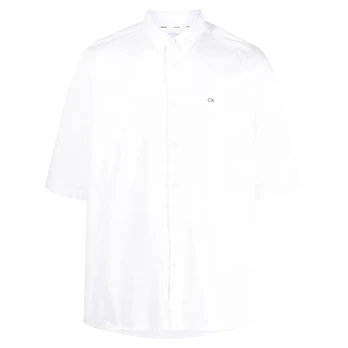 Marškiniai trump. rankovėmis vyrams, Balta, CASUAL SHIRT
