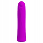 PRETTY LOVE - CURTIS MINI SUPER POWER VIBRATOR 12 VIOLET SILICONE VIBRATIONS kaina