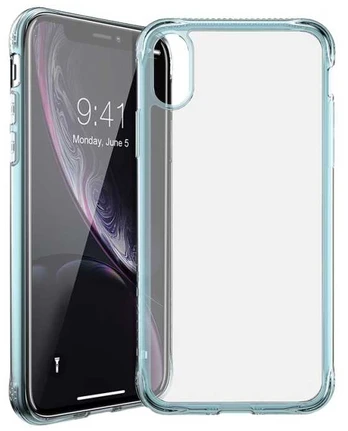 Dėklas ITSKINS NANO ICE cover til iPhone XR®. Lys blå og gennemsigtig