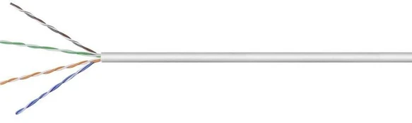 Kabelis Goobay 95410 CAT 5e network cable, U/UTP, grey, 305 m Goobay
