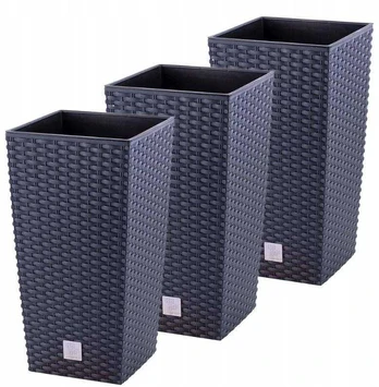 Vazonų rinkinys Prosperplast, 20 x 20 x 37.6 cm