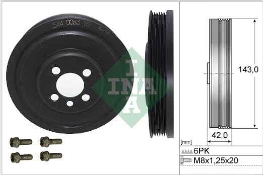 INA 544 0083 20 Crank pulley