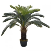 Dirbtinis paprastasis cikas su vazonu, žalias, 90 cm kaina