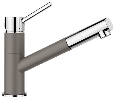 Vandens maišytuvas BLANCO KANO-S Volcano grey/chrome HD