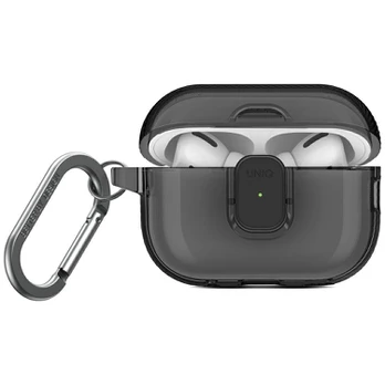 Dėklas UNIQ Glase Pro do AirPods Pro 2 Lock Case dymny