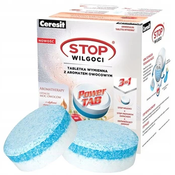 2x "Ceresit" absorbcinės tabletės 300 g vaisių, 2x