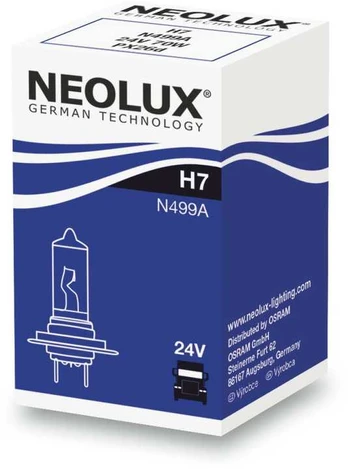 Halogeninė lemputė H7 24V NEOLUX 70W
