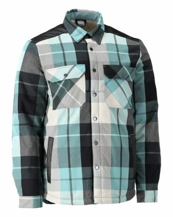 Flannel jacket pile lining 23104 Customized, green L, Mascot