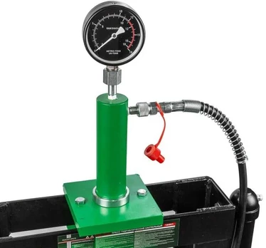 Rockforce Low hidraulinis presas su manometru ir 12t siurbliu