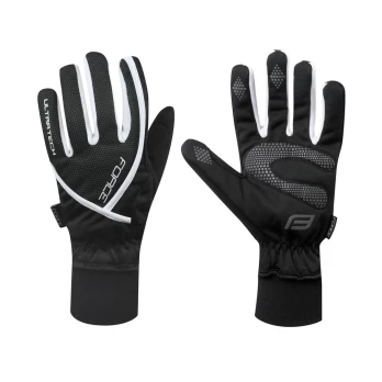 Pirštinės FORCE Ultra Tech žieminės (juoda/balta) L