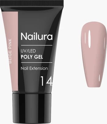 Nailura - Poly Gel 14 - Beige Pink - 30 ml