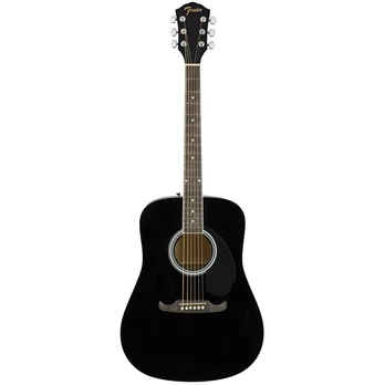 Akustinė gitara Fender FA-125 Dreadnought Black su dėklu