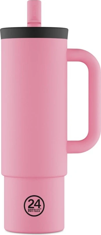 24Bottles - Straw Cup - Flamingo - 800 ml