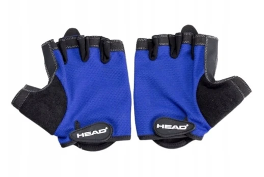 Fitneso pirštinės HEAD Plus XL juodos-mėlynos