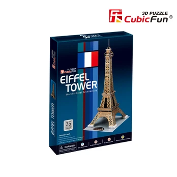 3D dėlionė Cubicfun Eiffel Tower C044H, 23 cm x 20.5 cm