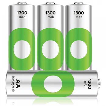GP Battery GP ReCyko Rechargeable Baterija, Size AA, 1300 mAh, 4-pack